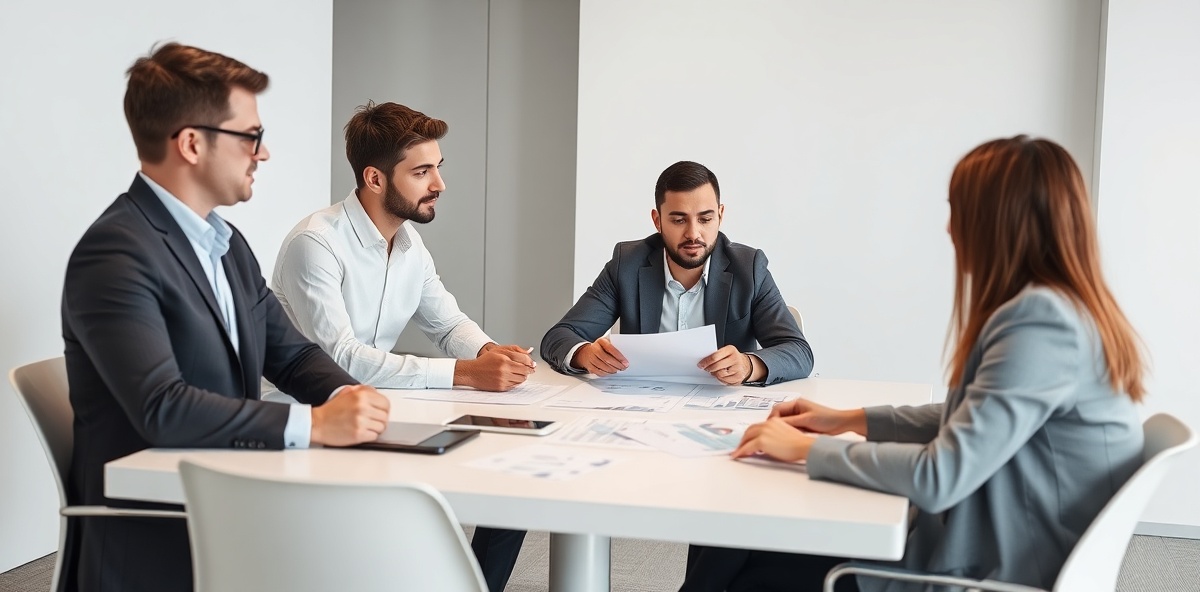 Business strategy meeting