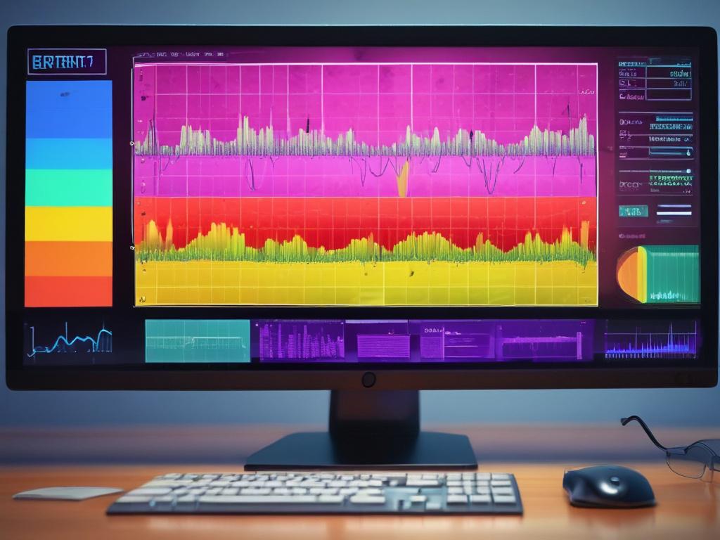 A close up shot of a sleek and modern computer