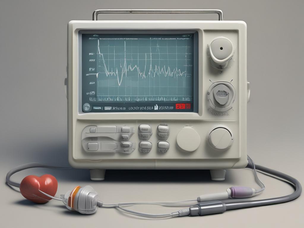 ECG machine, medical equipment, heart monitor, used medical devices