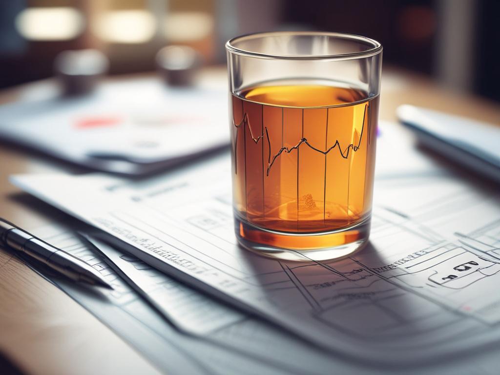close up of investment analysis charts and graphs on a