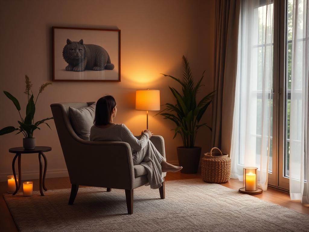 An inviting and serene setting for a past life regression