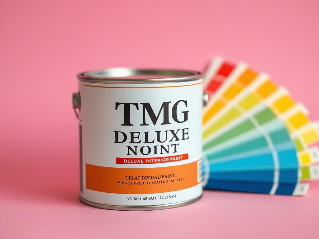 A close up shot of a high quality paint can