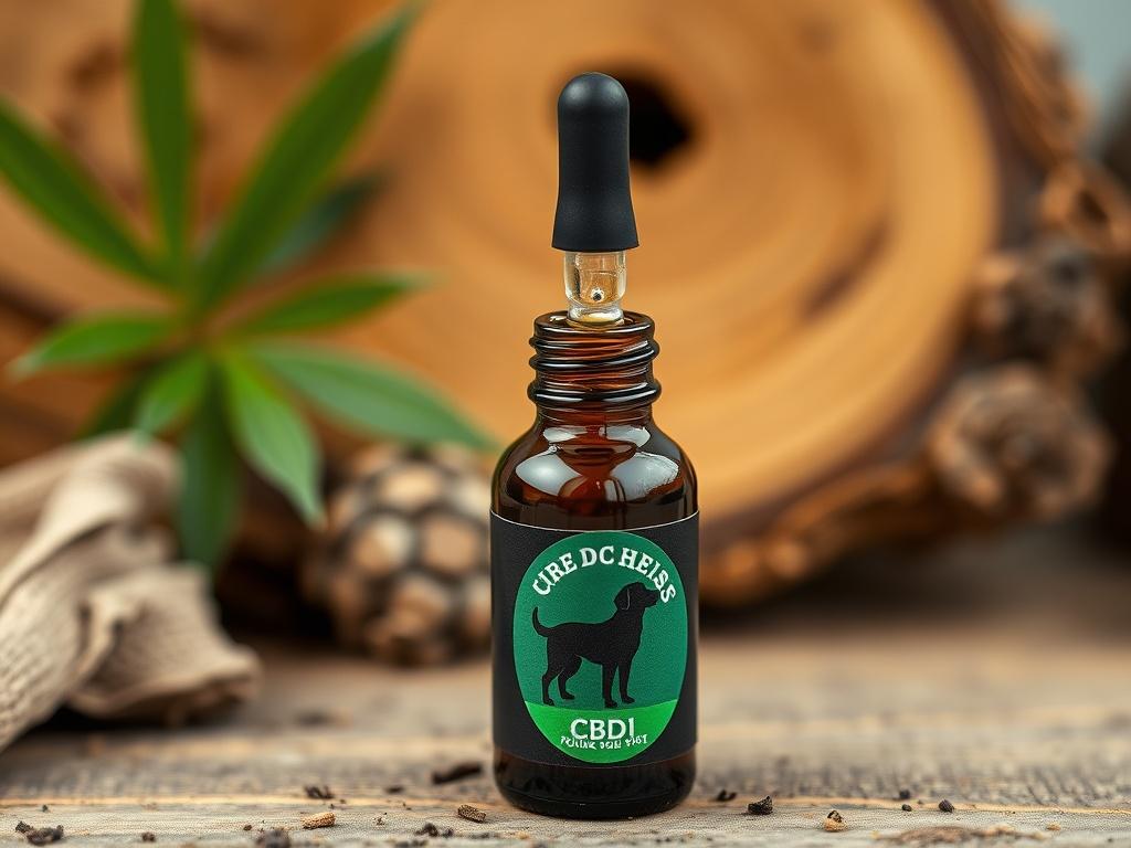 A high resolution image of a bottle of CBD oil