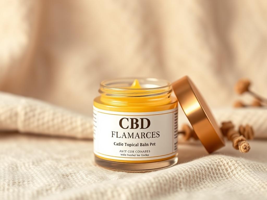 A high resolution image of a jar of CBD topical