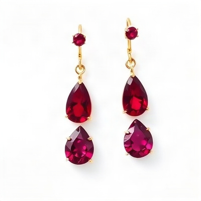 Ruby Earrings