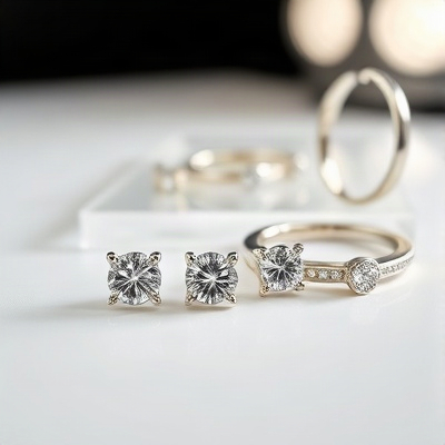 Diamond & Hoop Combo