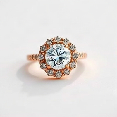 Rose Gold Halo