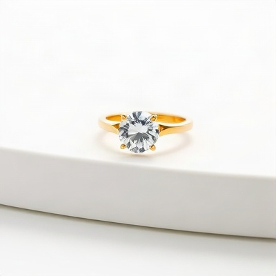 Golden Sparkle Ring