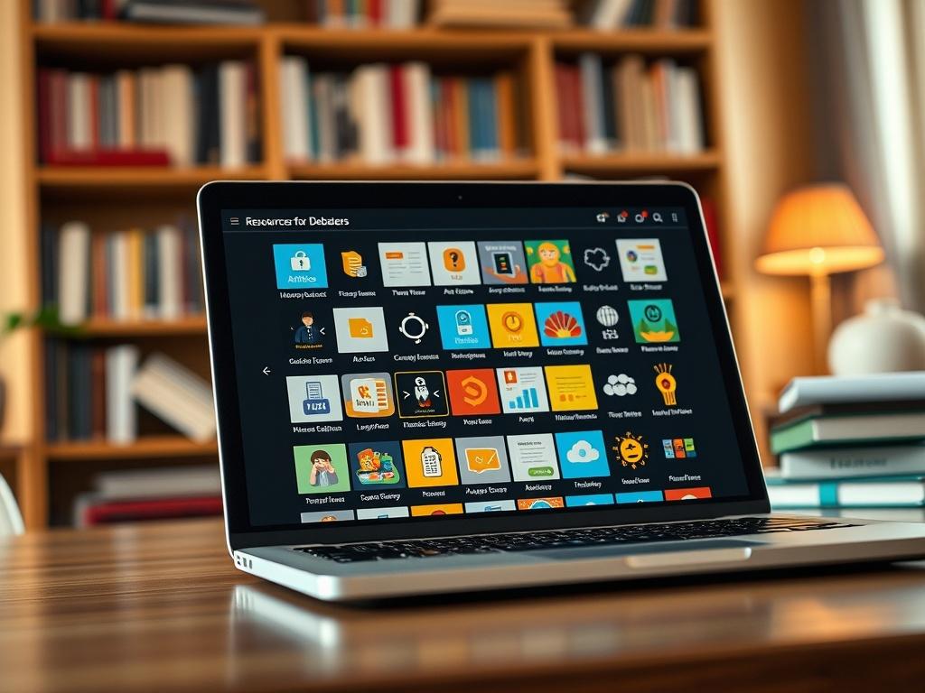 A close up shot of a laptop displaying a digital