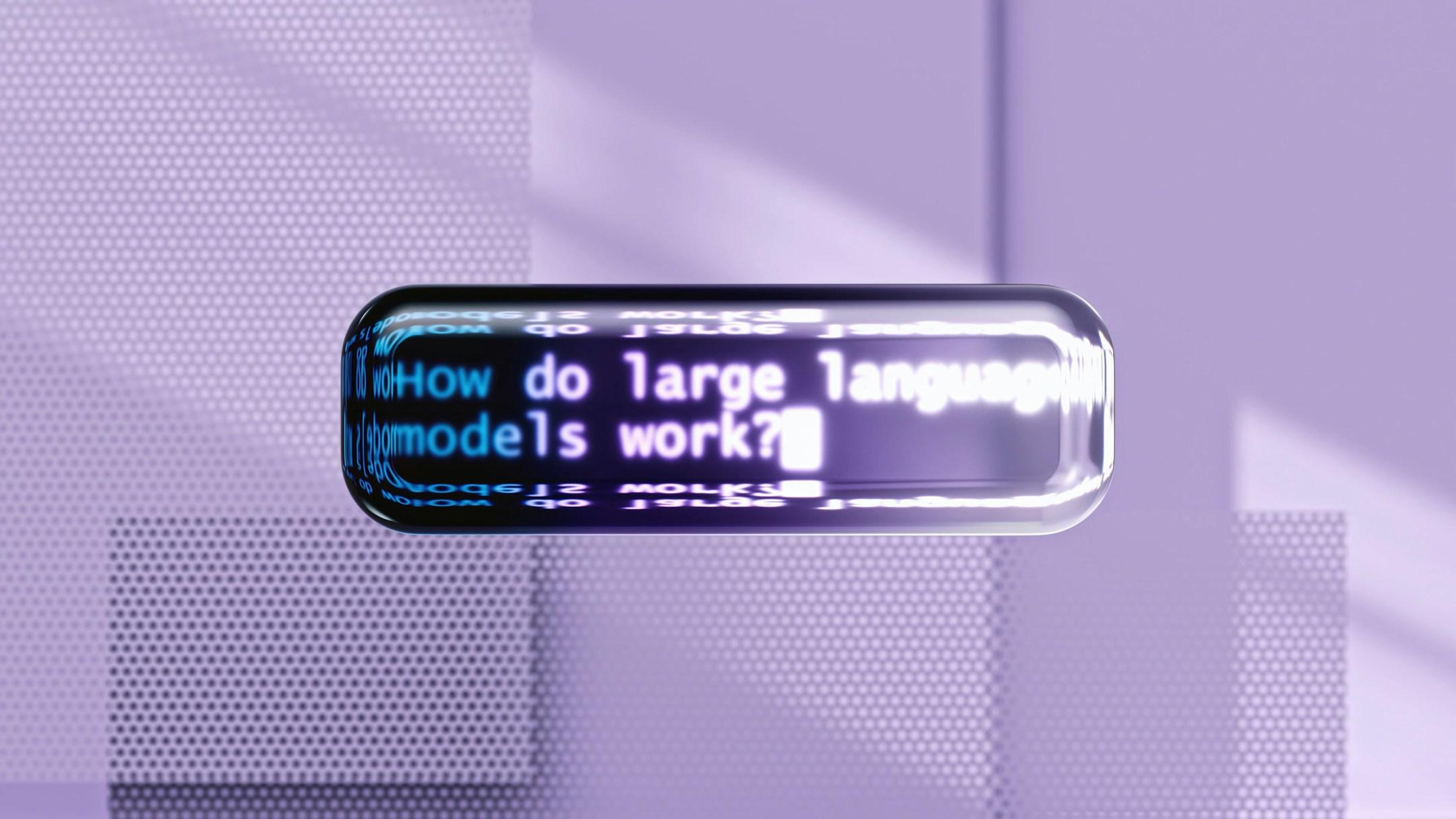 An artist’s illustration of artificial intelligence (AI). This illustration depicts language models which generate text. It was created by Wes Cockx as part of the Visualising AI project launched by Google DeepMind.