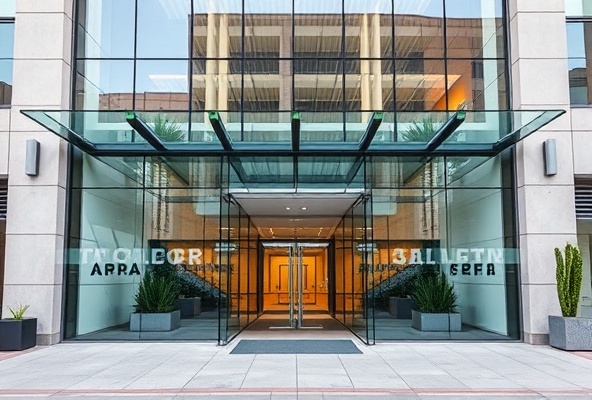 Commercial Office Entrance