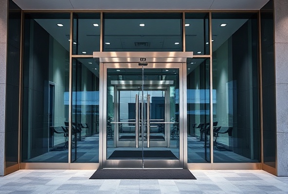 Commercial Glass Door Entrance