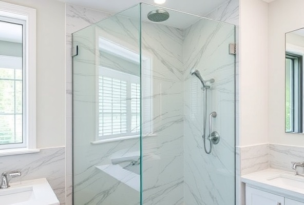 Frameless Shower Enclosure