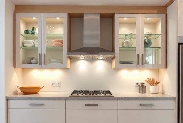Kitchen Cabinets with Glass Doors