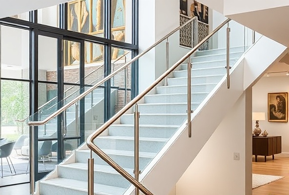 Glass railings