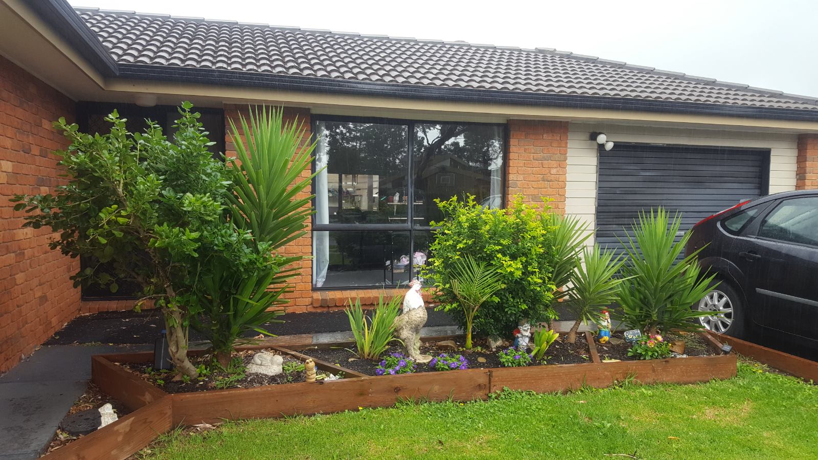 Completed garden project