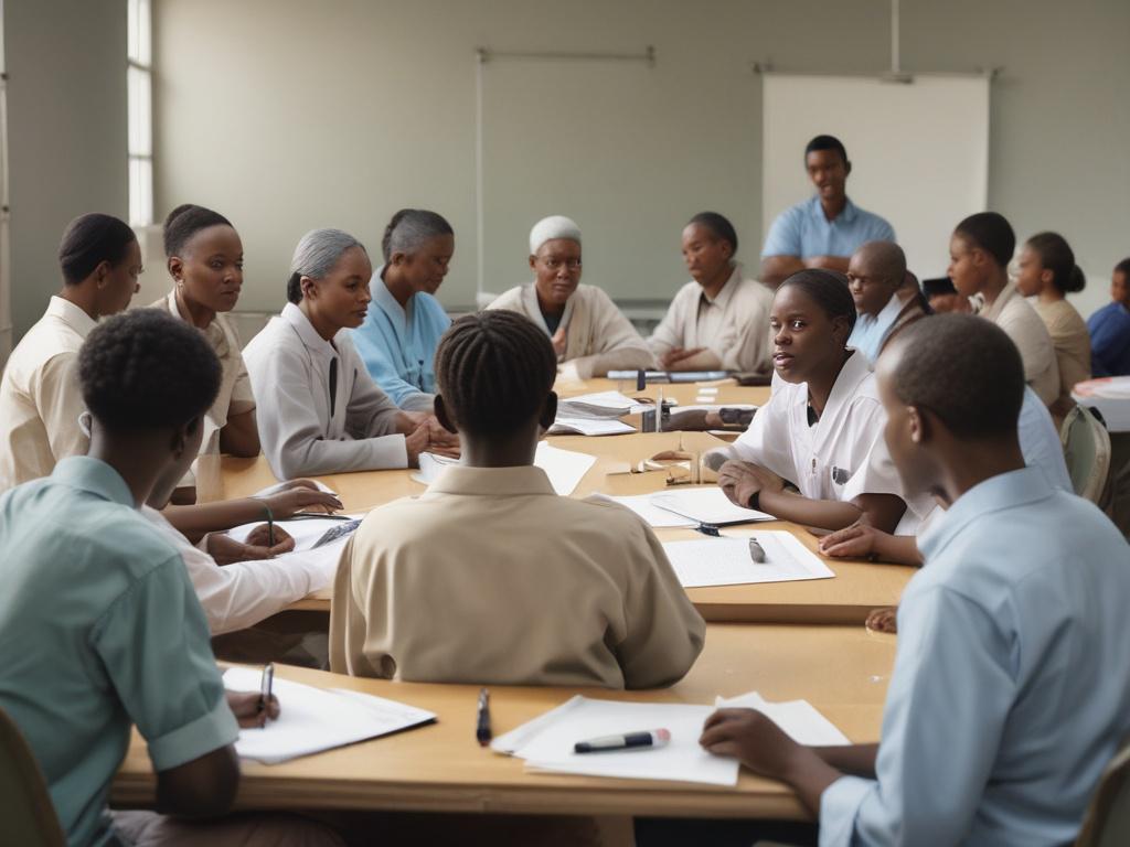technical training, public health, capacity building, healthcare professionals, Africa
