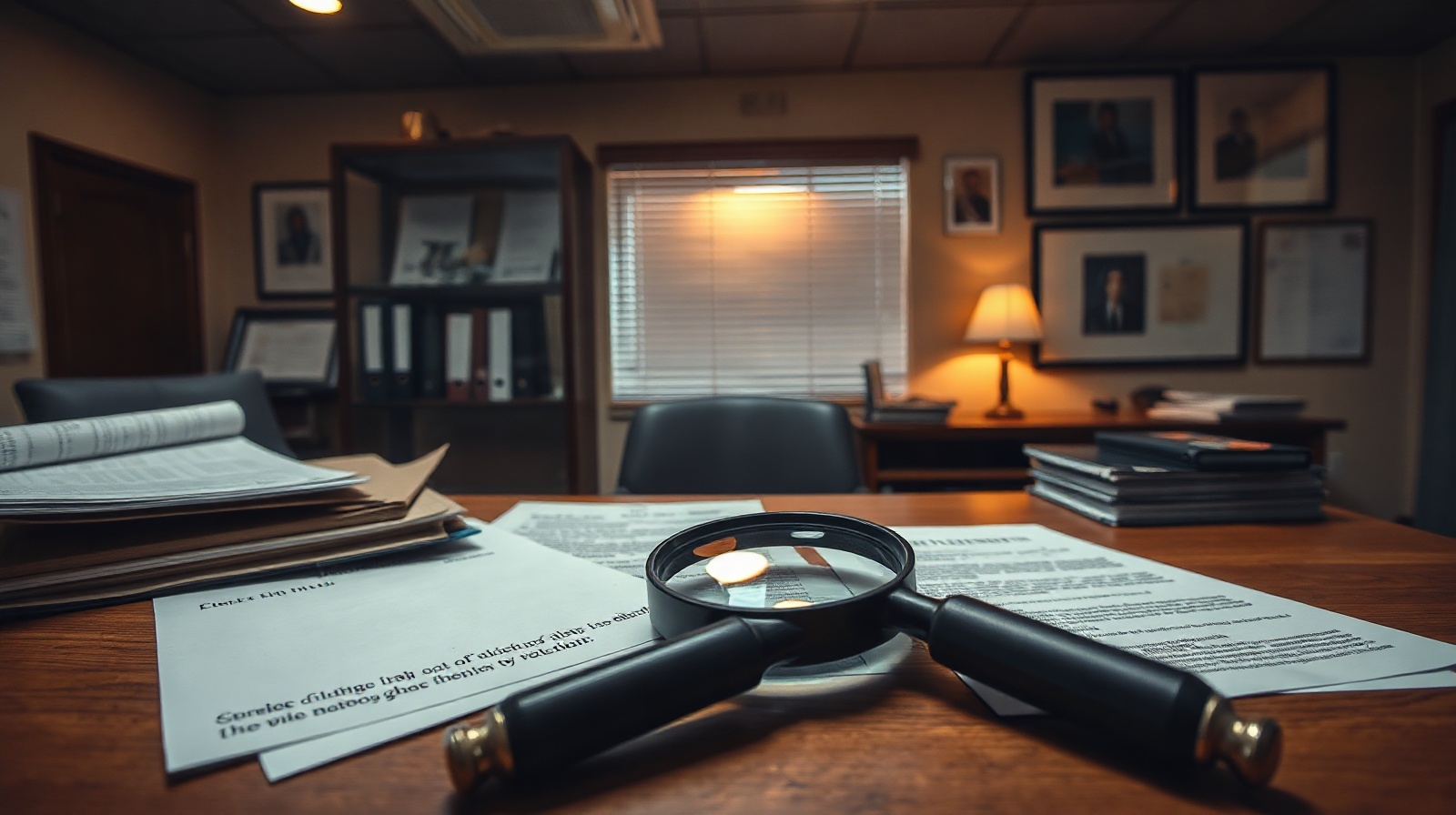 Professional private investigation office