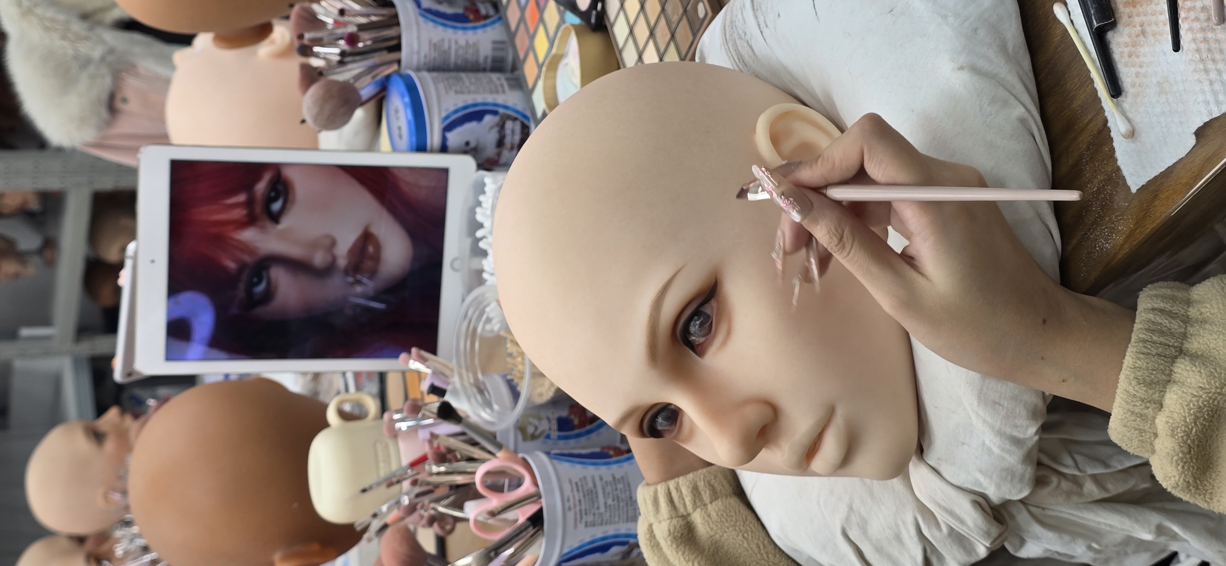 Custom silicone portrait