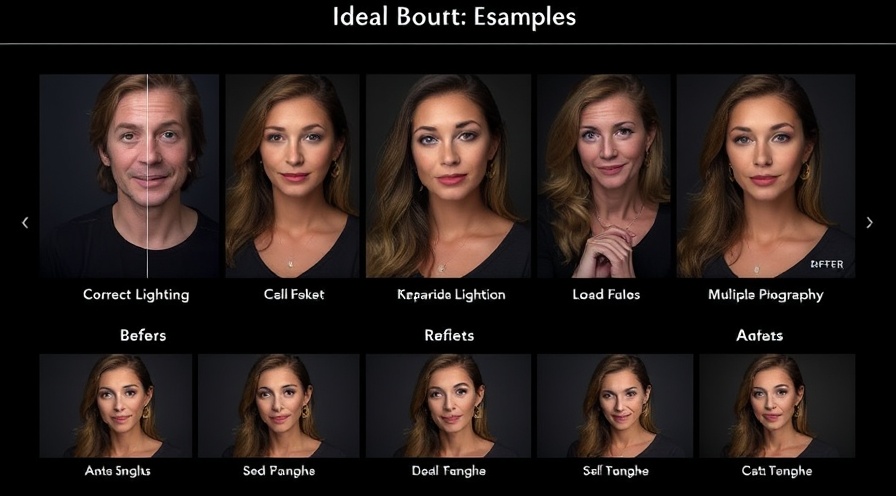 Photography guide showing ideal lighting setup