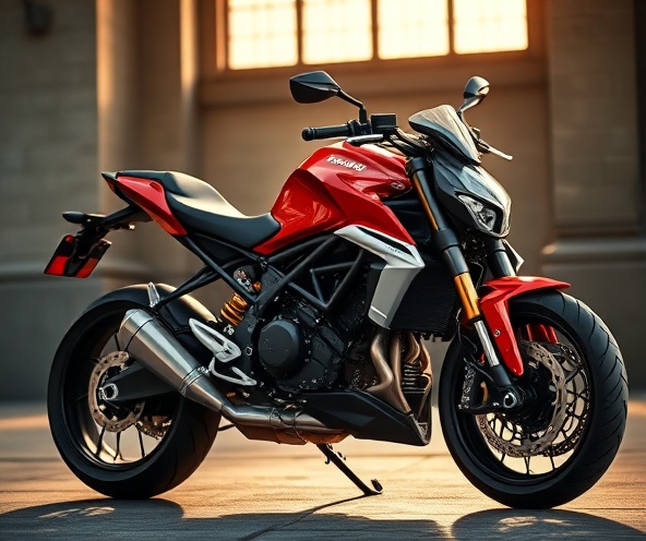 Luxury motorcycle - freedom and style