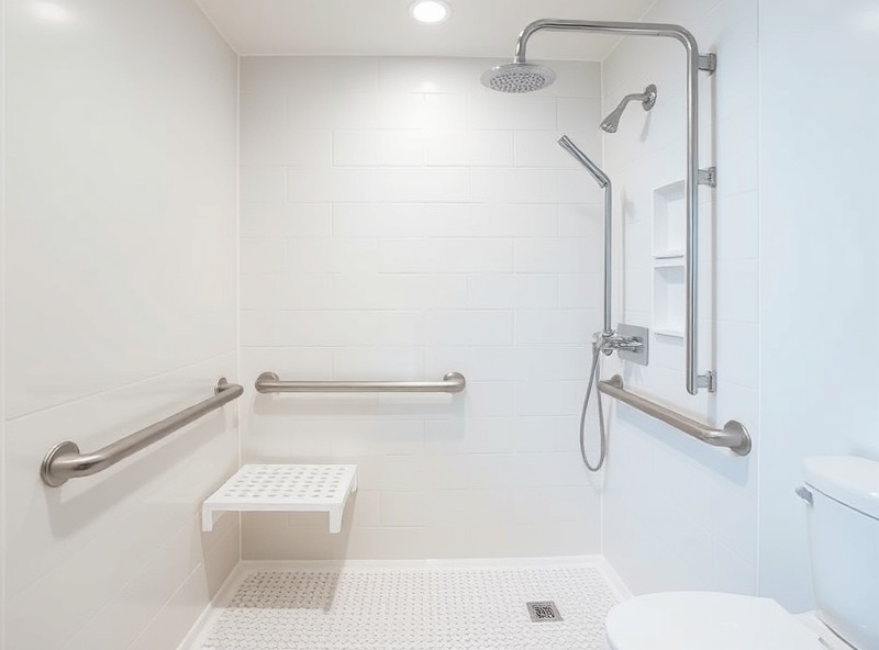 Modern accessible bathroom