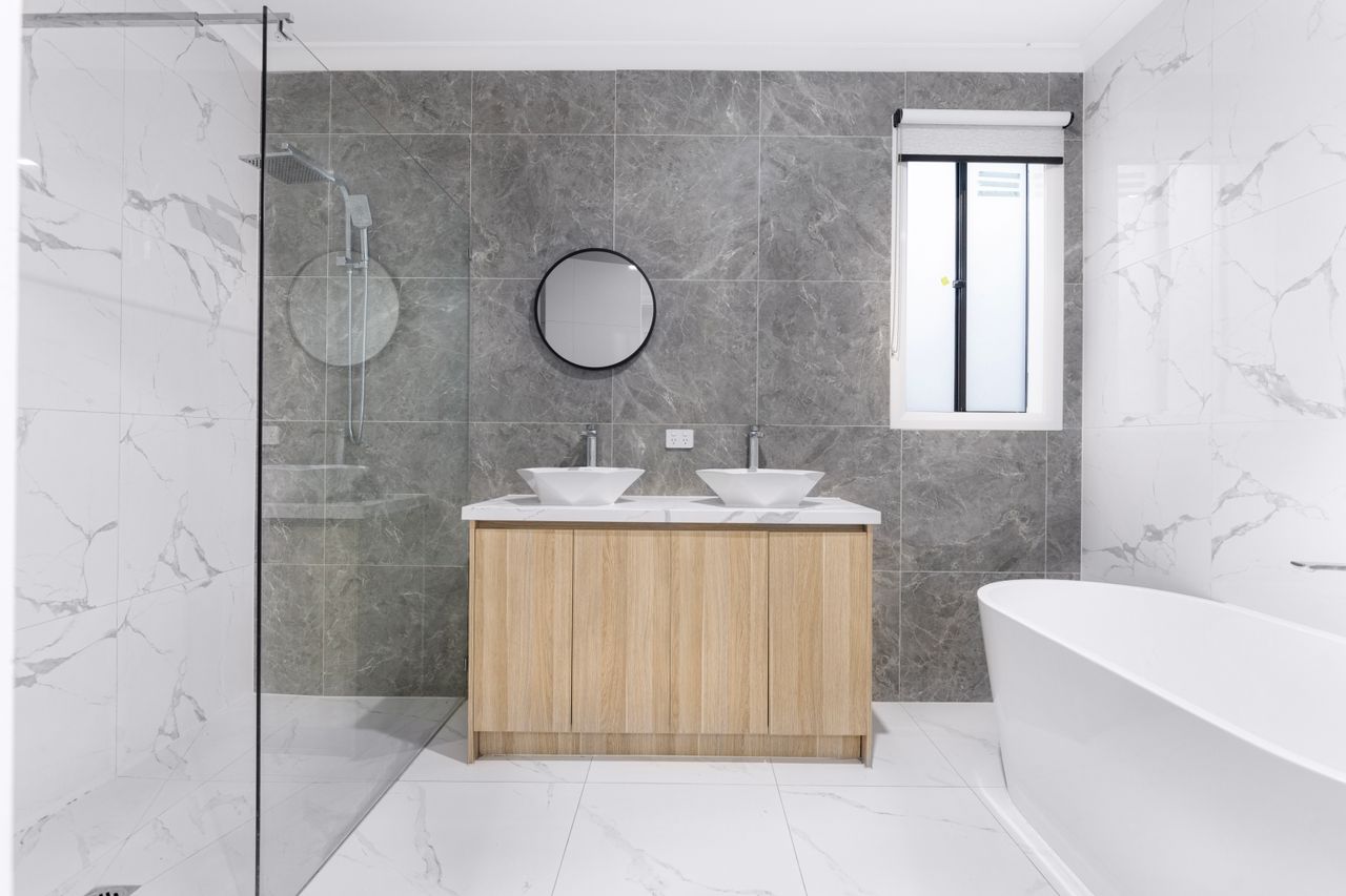 Elegant bathroom renovation