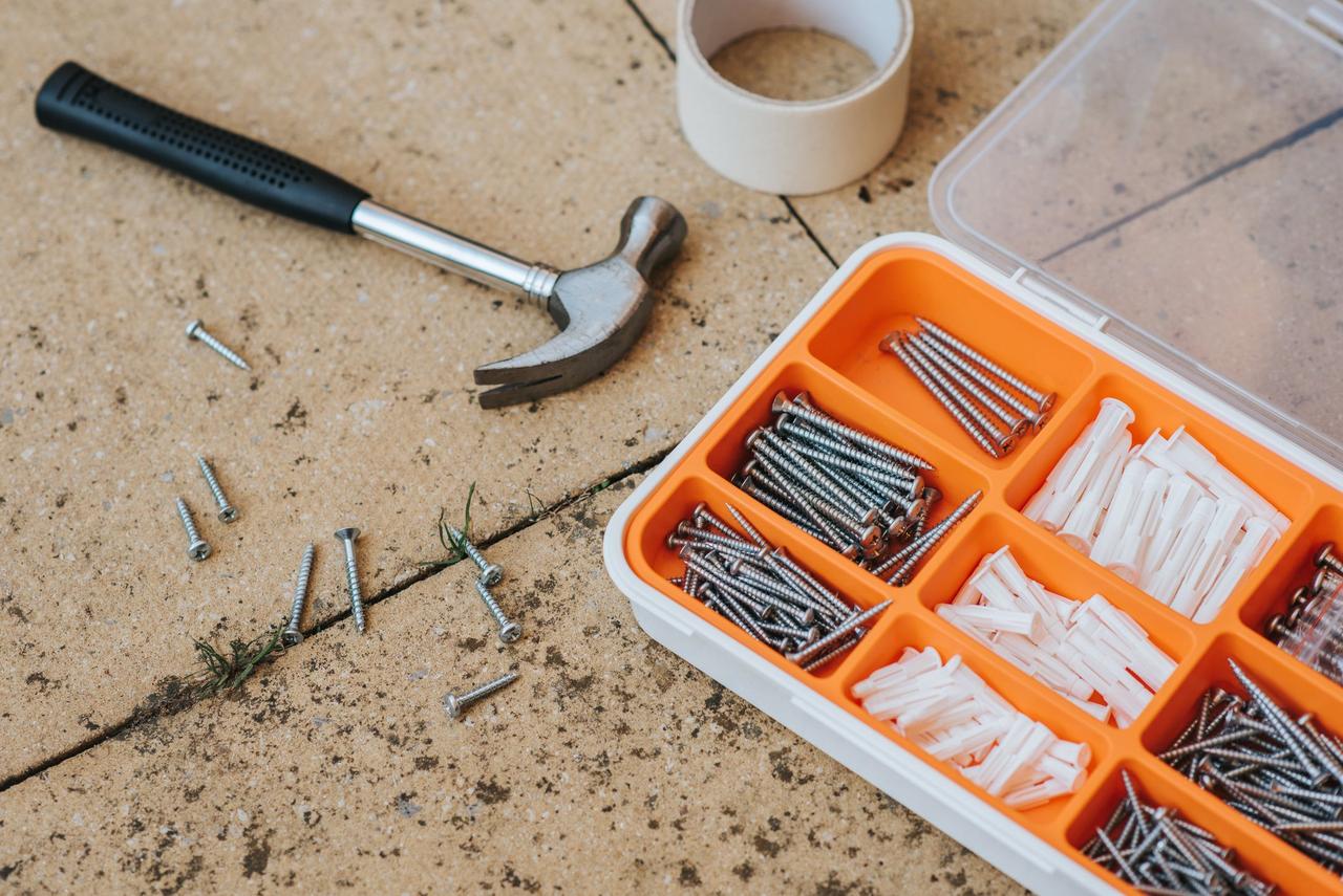 Hammer and nails for home repairs