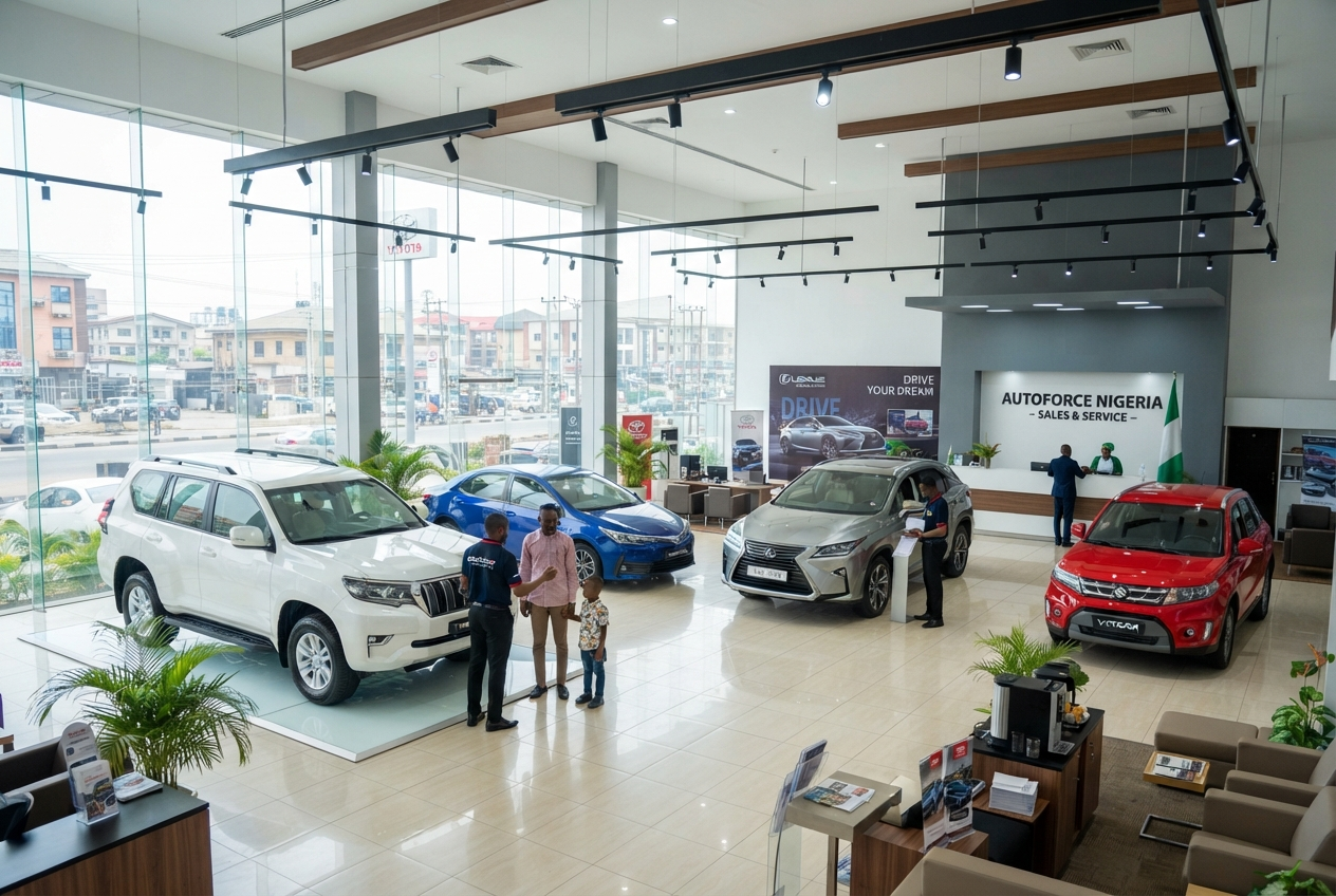 OFO Autos showroom in Lagos