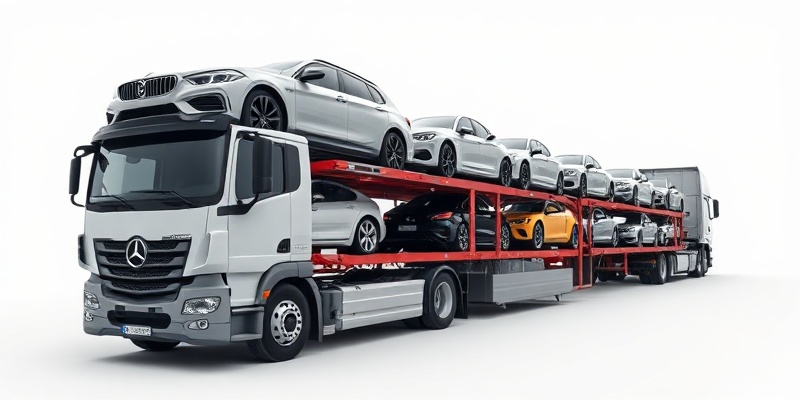 Camion de transport de véhicules