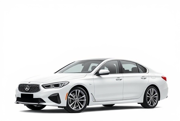 Véhicule berline moderne