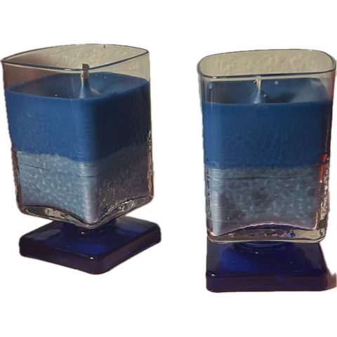 Orchid Vanilla Shorty candle — Dual scent: orchid & warm vanilla