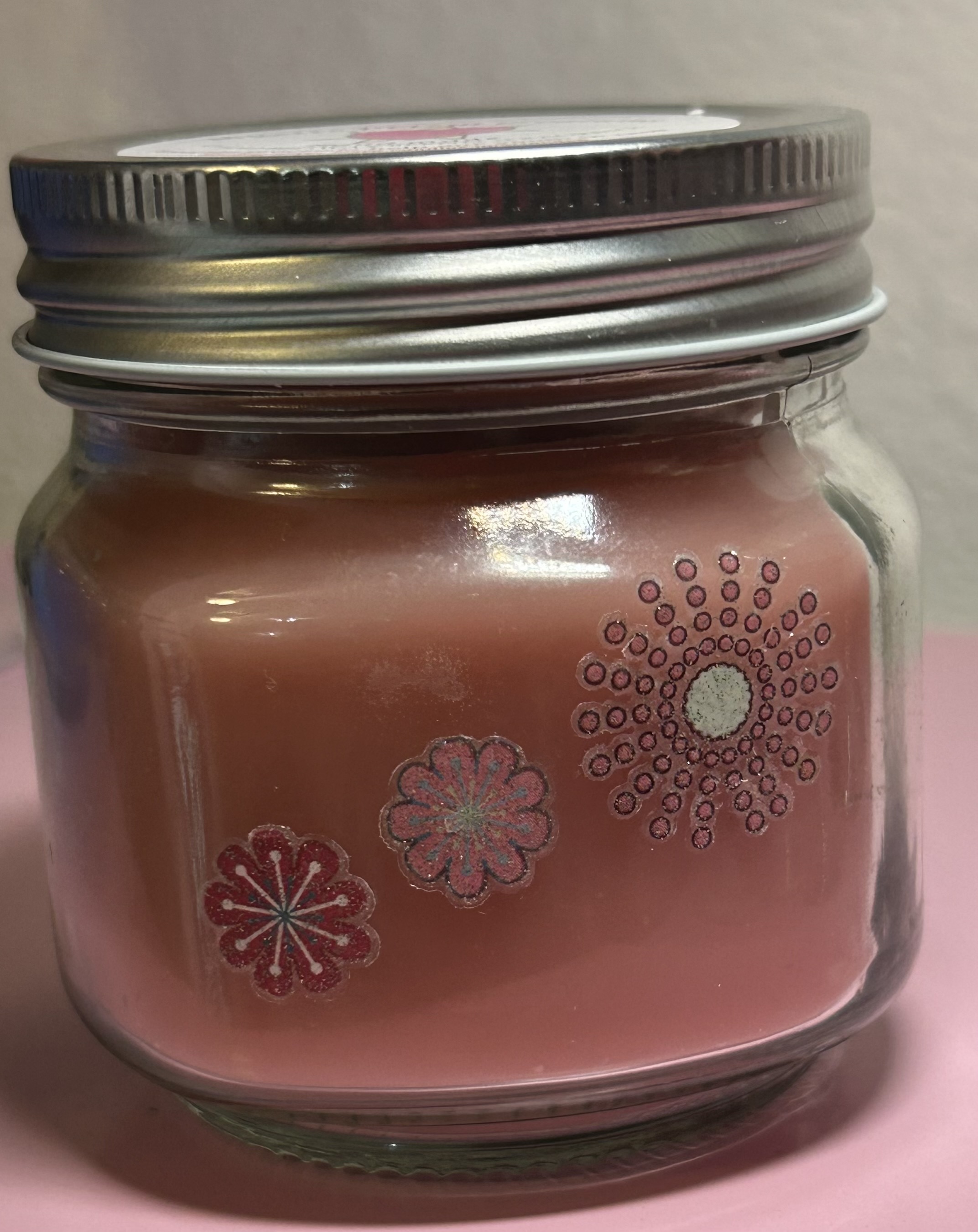 Orchid & Linen Jar candle — Orchid & fresh linen