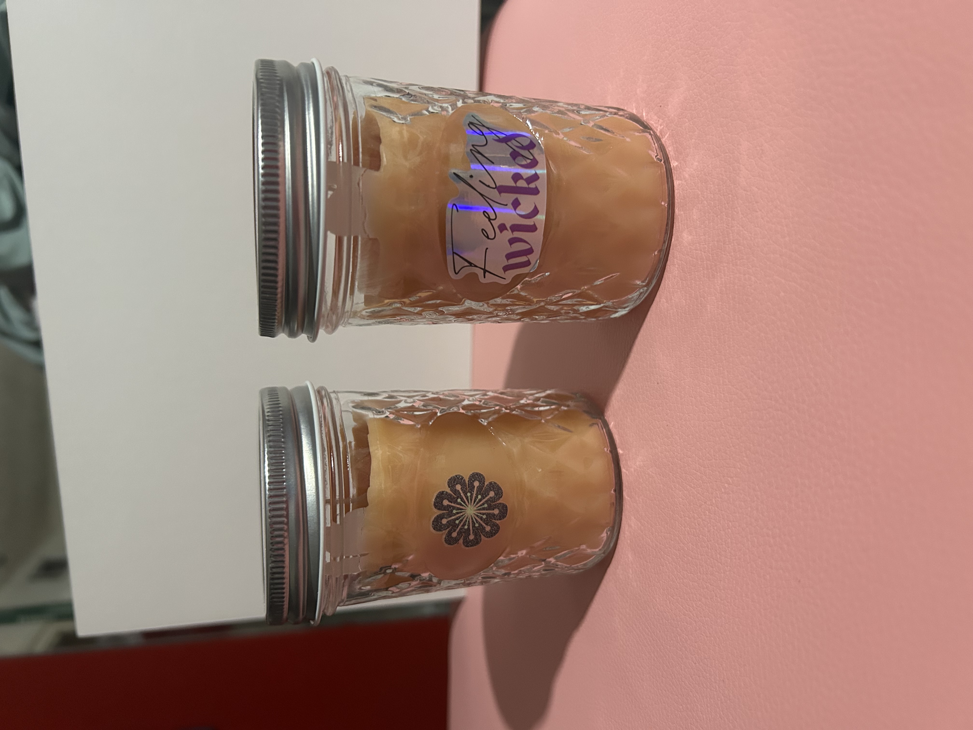 Orchid Garden Tall Jar candle — Orchid & fresh flowers