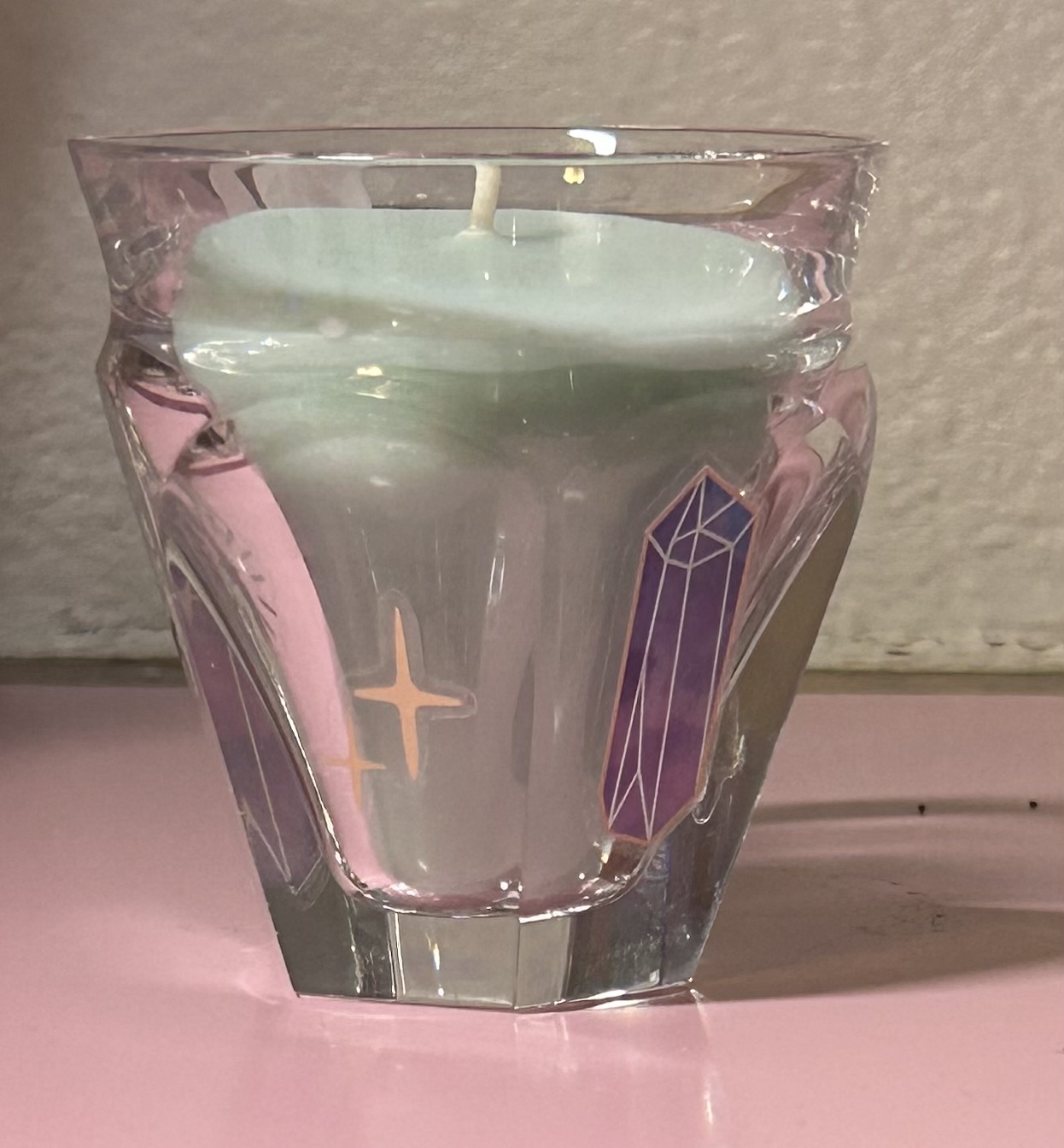 Crystal Star Mini candle — Fresh floral bouquet