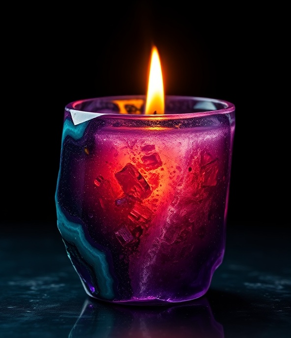 Amethyst Dreams candle — Violet, bergamot & sandalwood