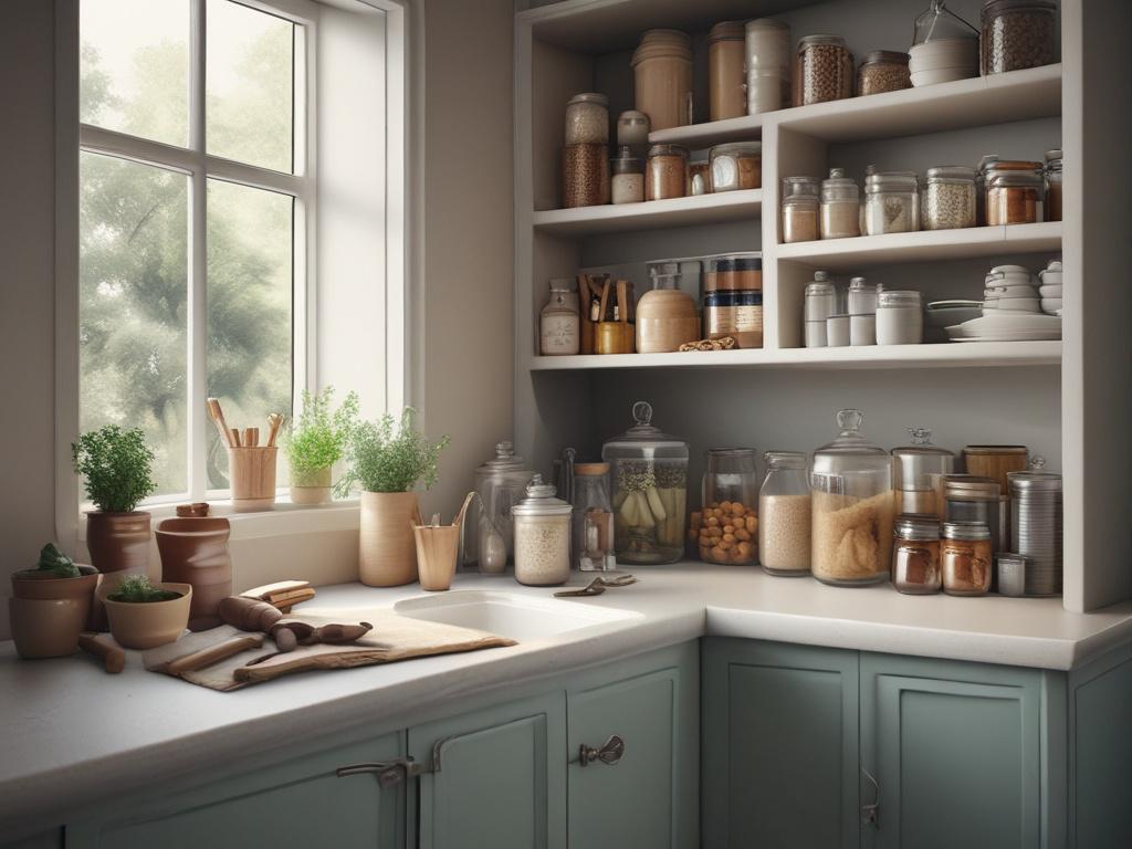 food storage, secure, organized kitchen