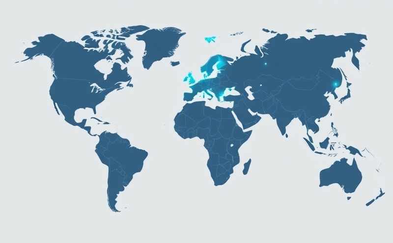 World map showing global reach