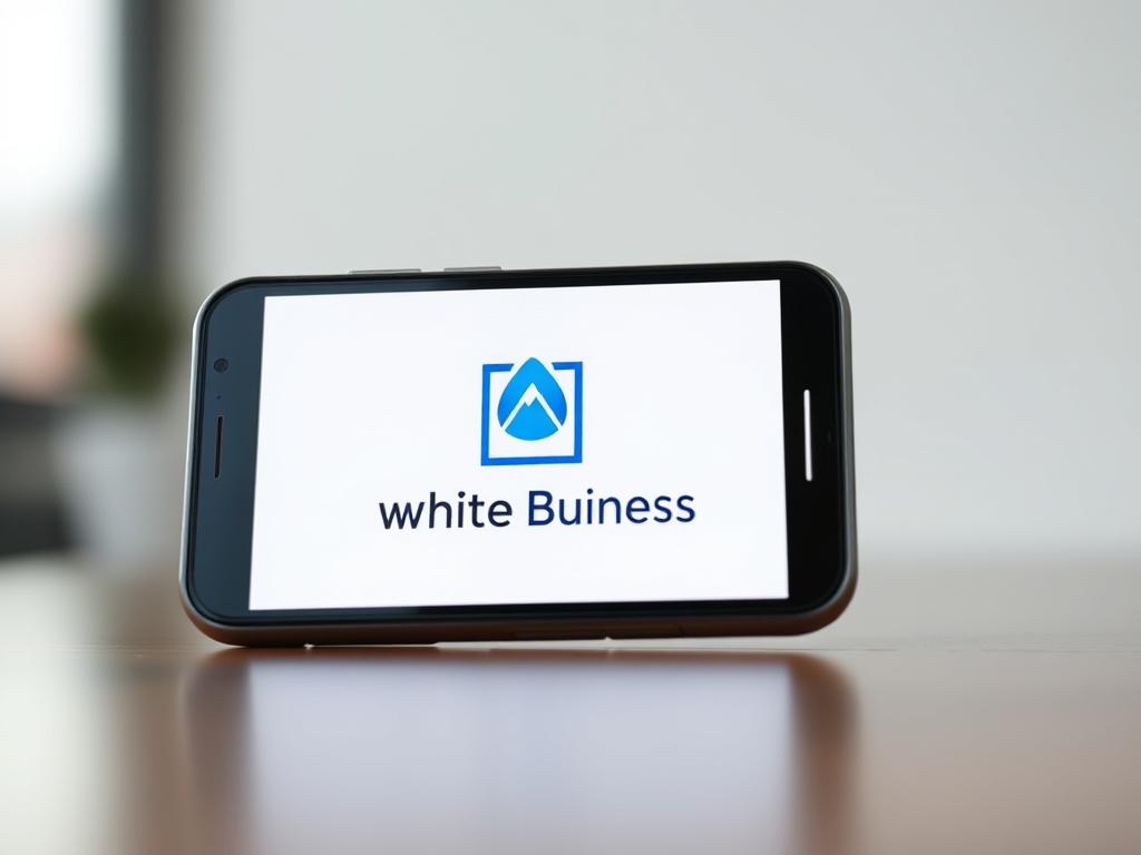 A close up shot of a branded white label AI