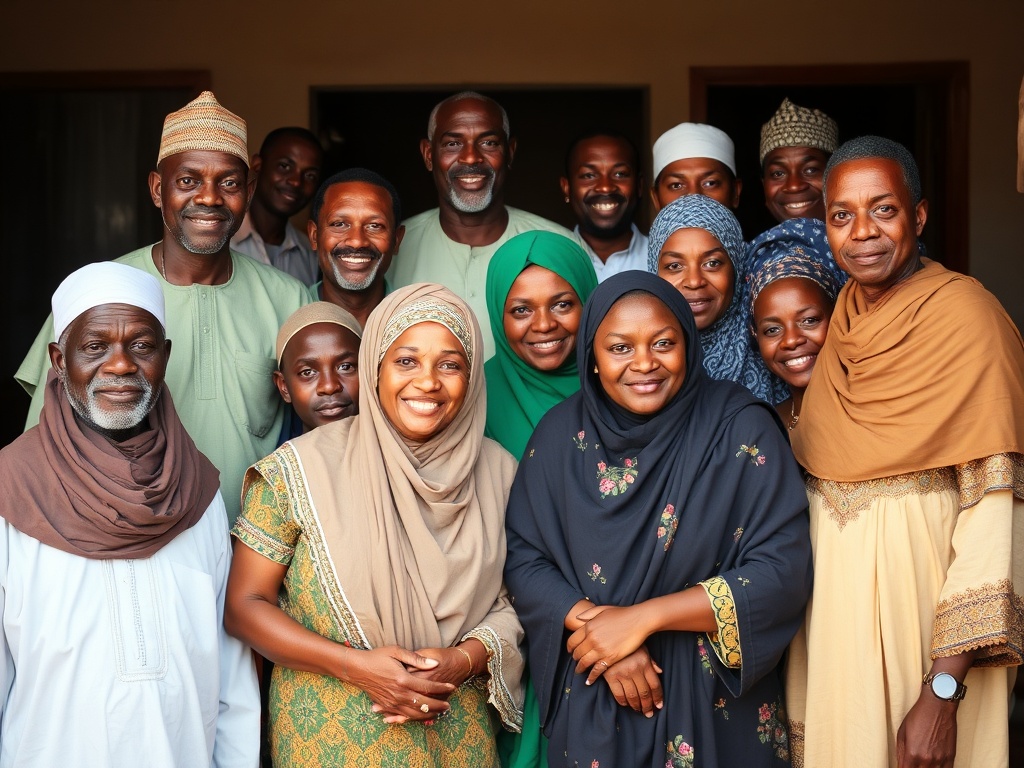 Community members of Borno state showcasing the region's diversity and cultural heritage
