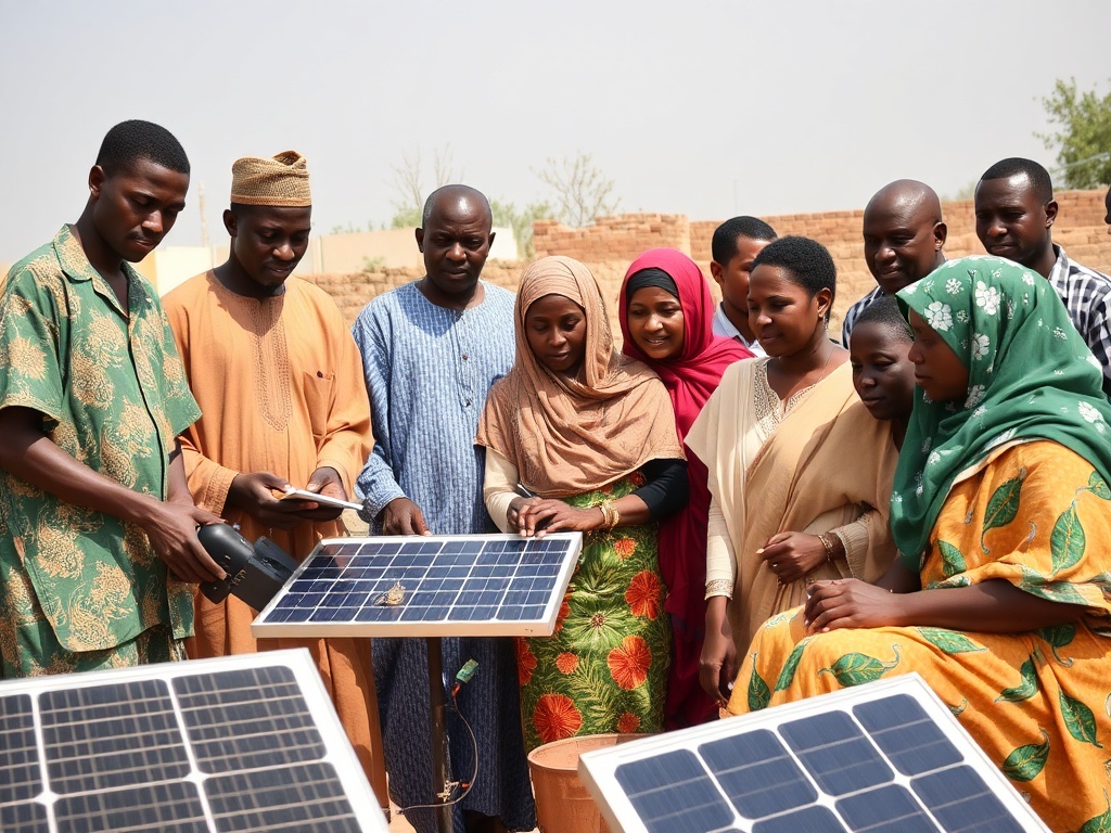 Borno state community members engaged in renewable energy and sustainability initiatives