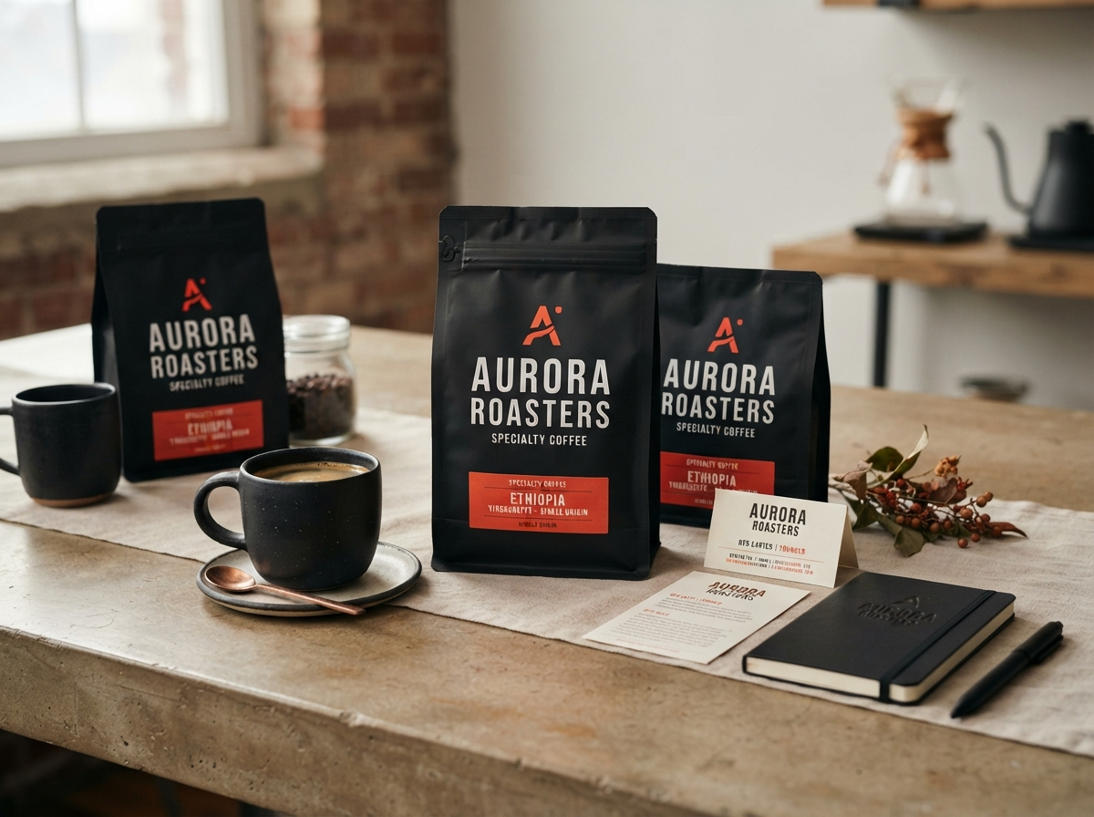 Ember & Oak Roasters — Branding project