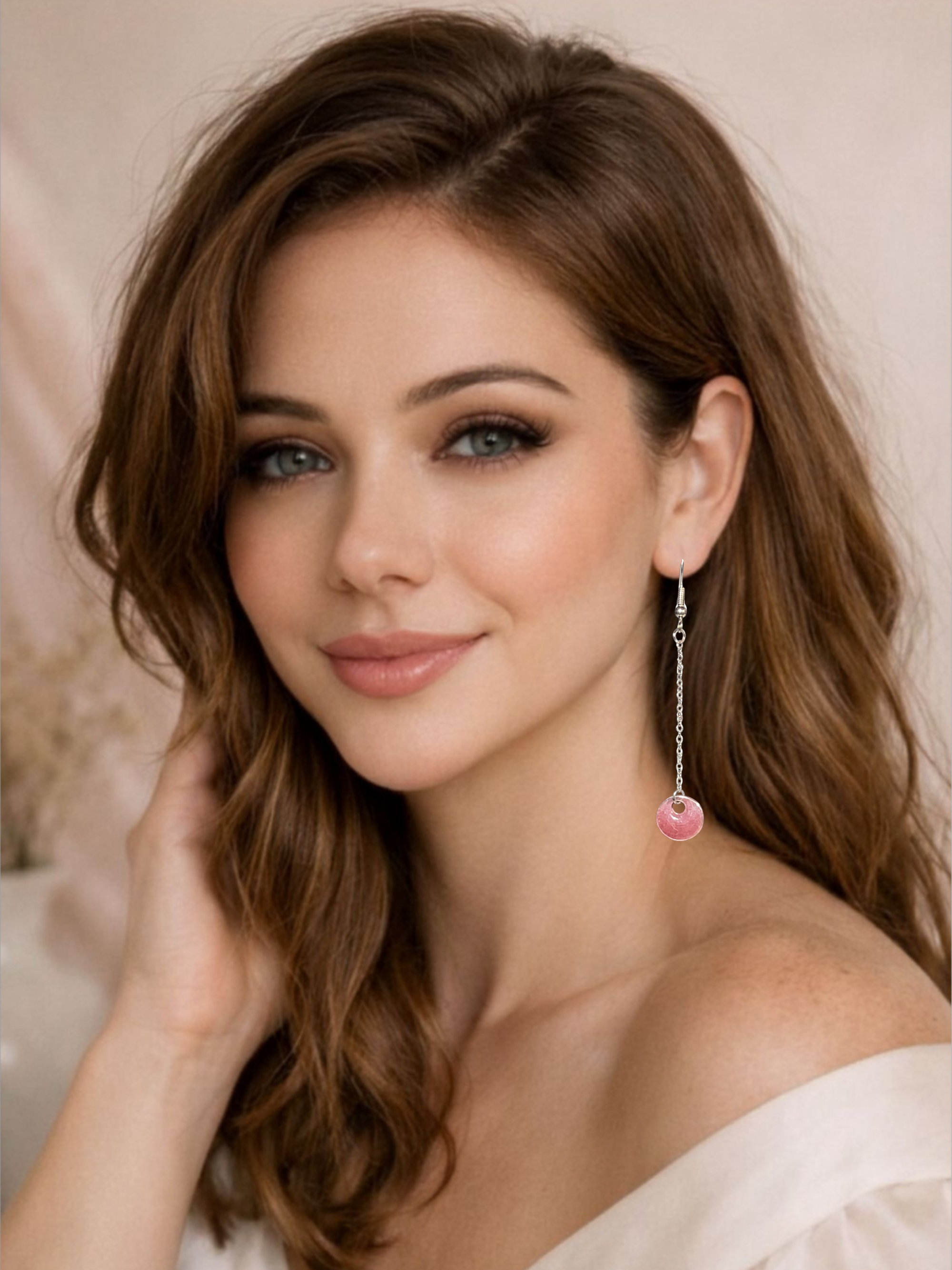 Rose Chain Earrings