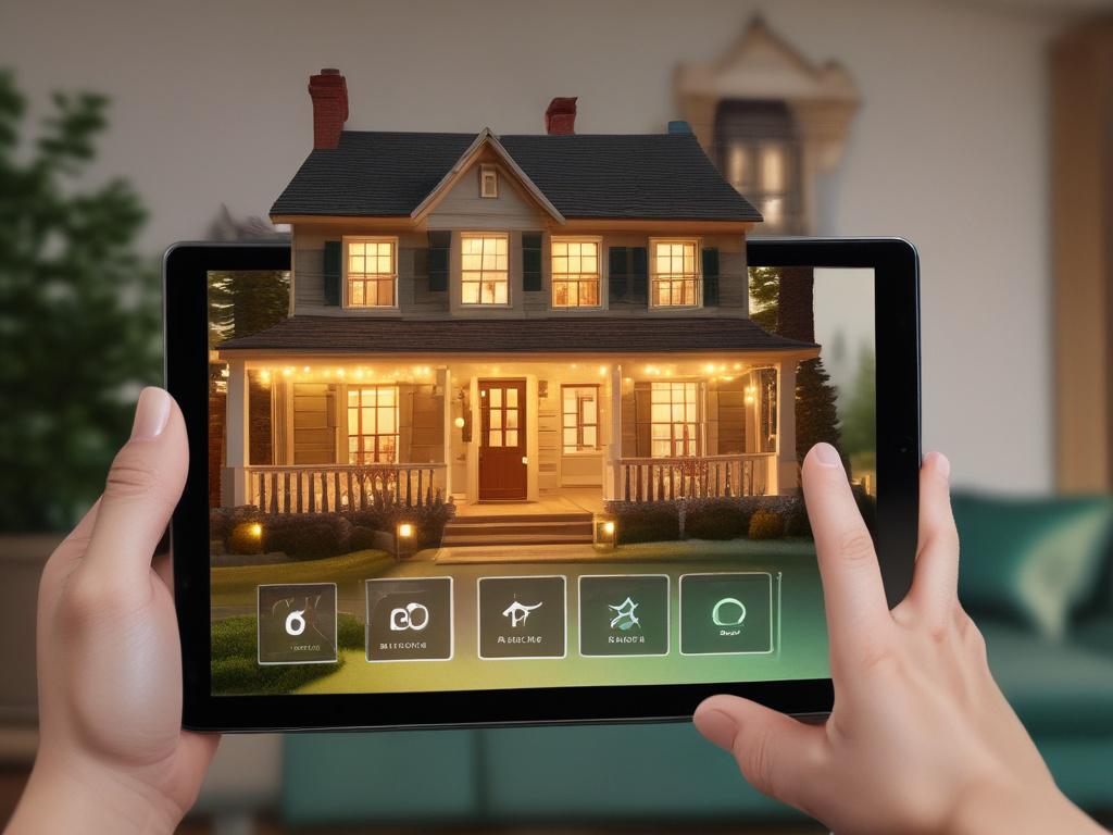 A close up shot of a person using a tablet