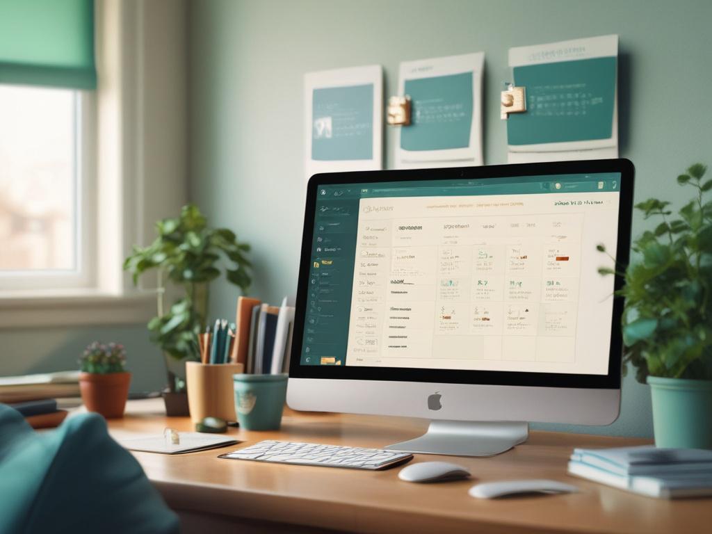 A user friendly dashboard interface displayed on a laptop screen