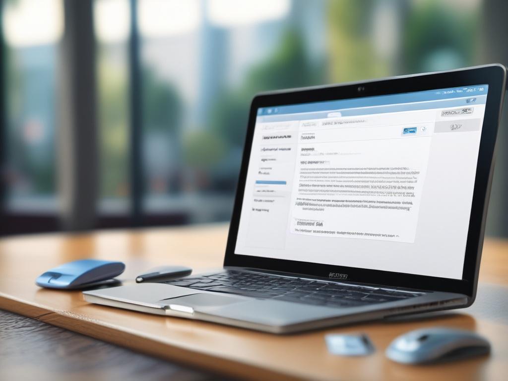 close-up shot of an email security software interface, hyper-realistic, simple composition, high-resolution.