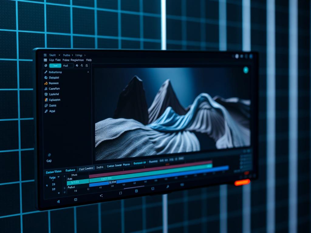 A close up shot of a sleek, high performance video