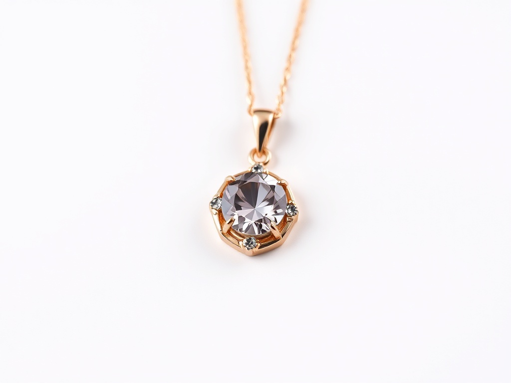Rose Gold Pendant Necklace