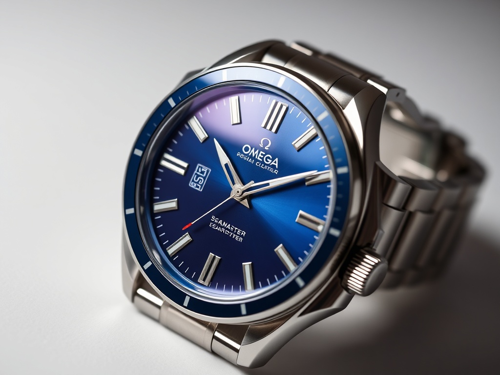 Omega Seamaster Blue Dial Watch