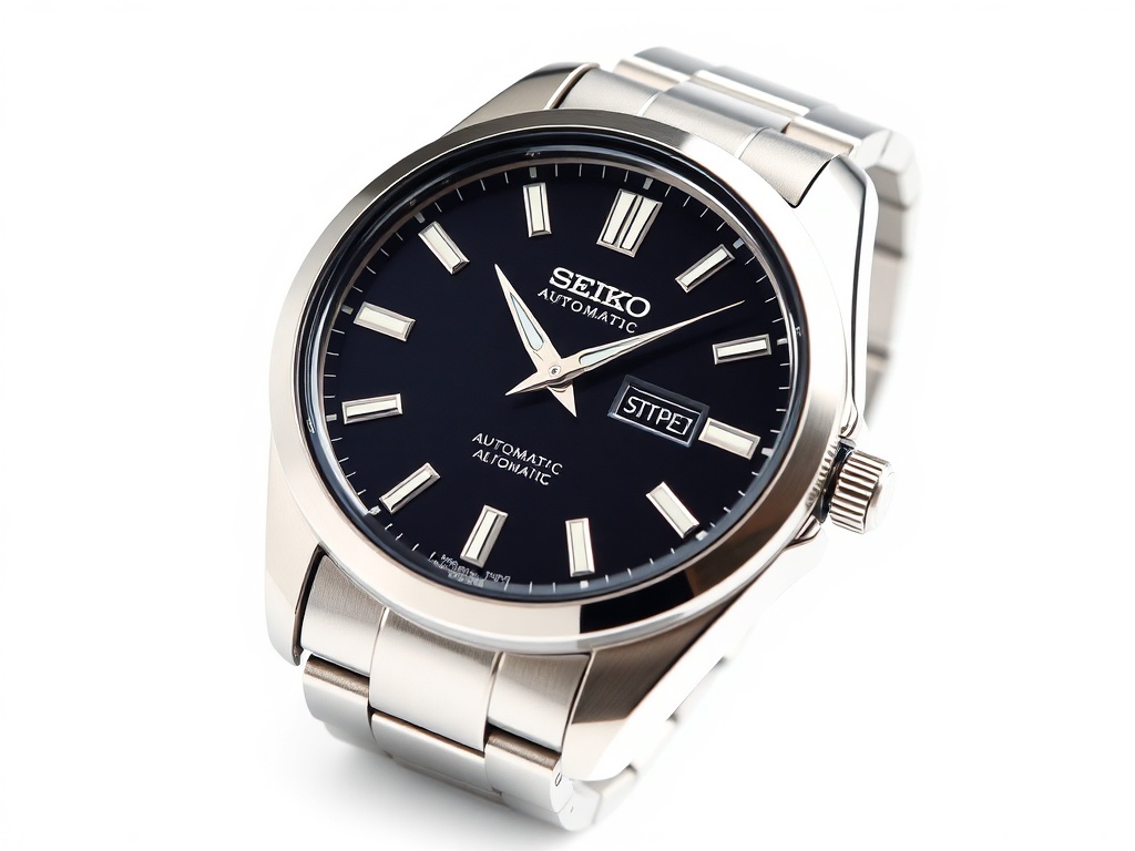 Seiko Automatic Watch Silver